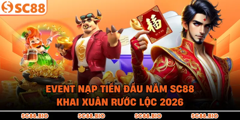 Event Nạp Tiền Đầu Năm SC88: Khai Xuân Rước Lộc 2026